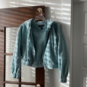 Cropped corduroy jacket